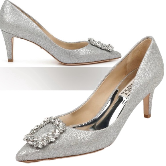 Badgley Mischka Collection Carrie Crystal Embellished Pump wedding